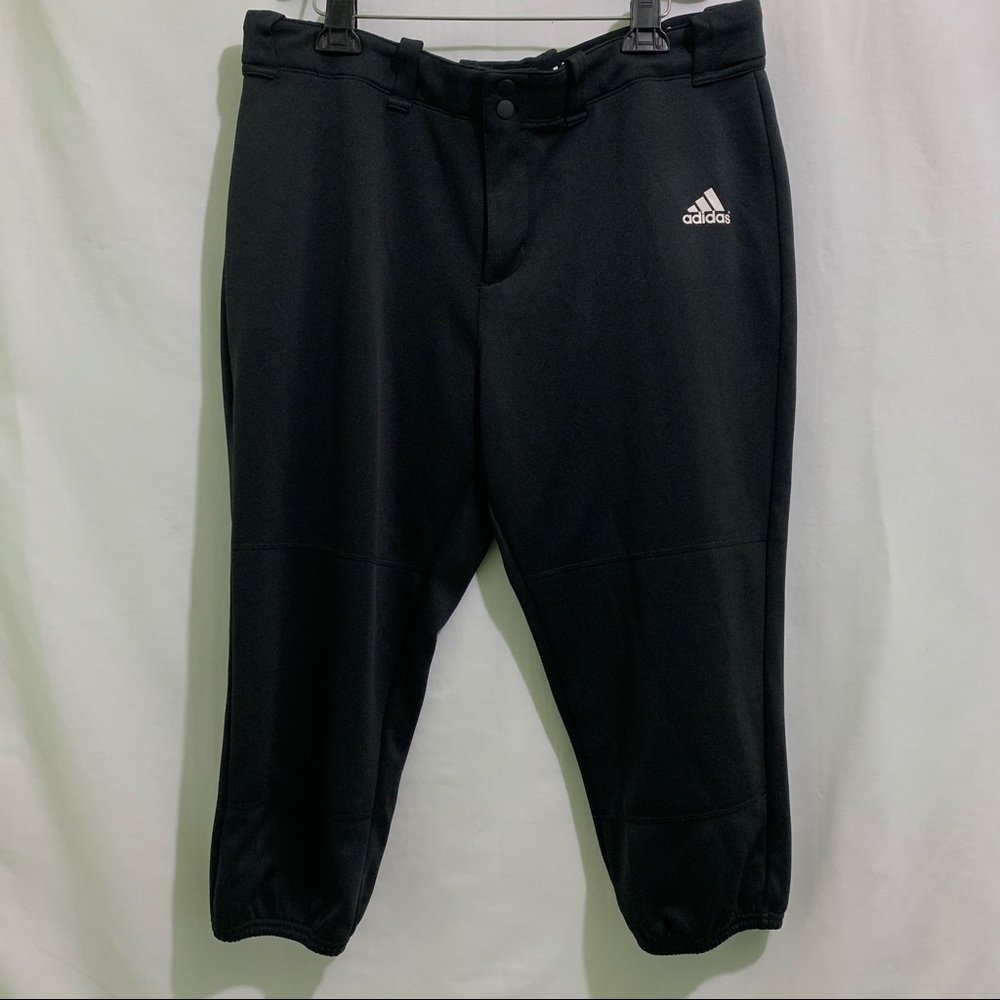 Adidas Mens 3/4 black baseball pants